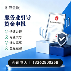 大连服务业引导资金申报服务