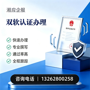 大连双软认证申报服务